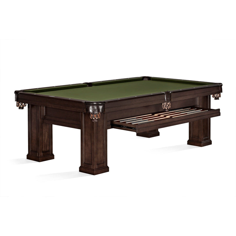 Brunswick Billiards Oakland II 8 Foot Pool Table Espresso Finish - BW-PT-OAKL8