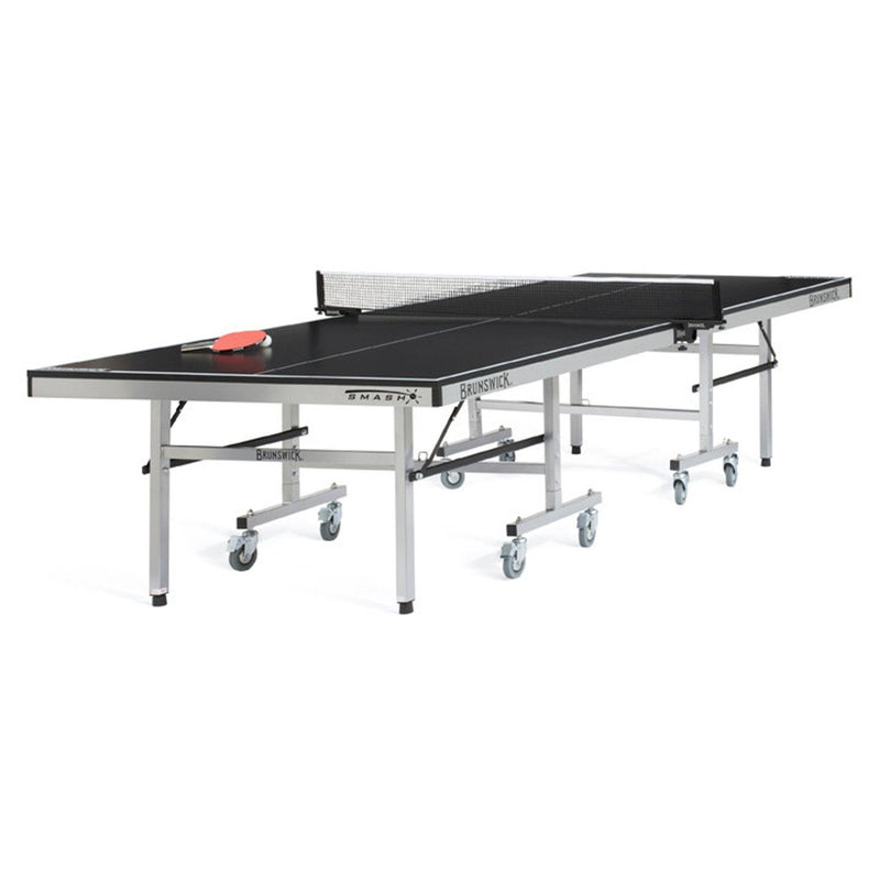 Brunswick Smash 7.0 Black Indoor/Outdoor Table Tennis Ping Pong Table I/O - 51871150001