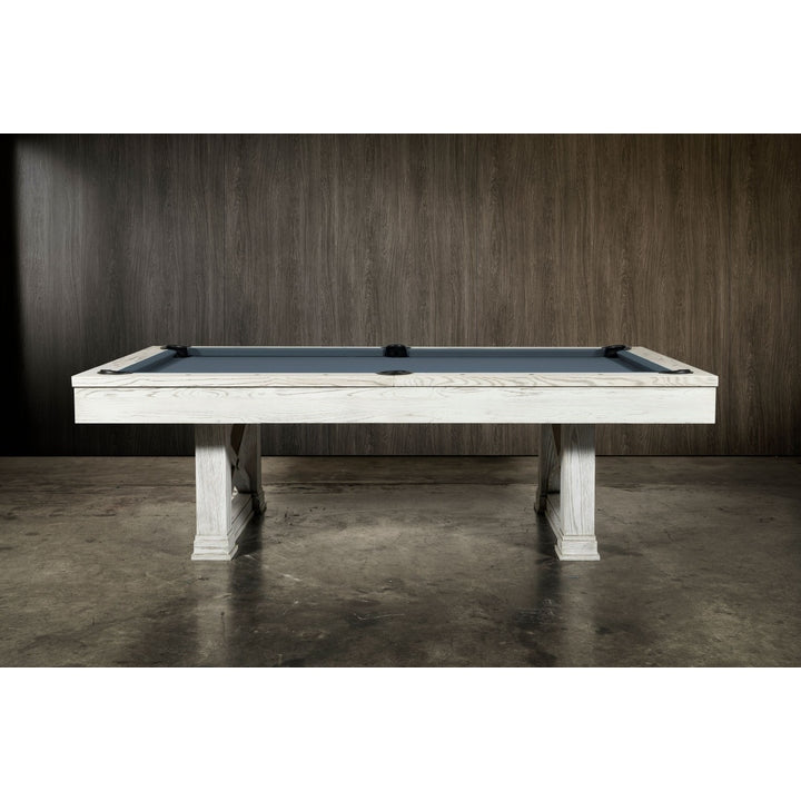 Iron Smyth The Farmhouse 8' Slate Pool Table - ISAF-90060-Whitewash