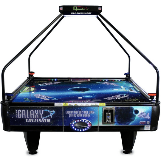 Barron Games Quadair Hockey Table - Galaxy Collision - 3207545-QAT