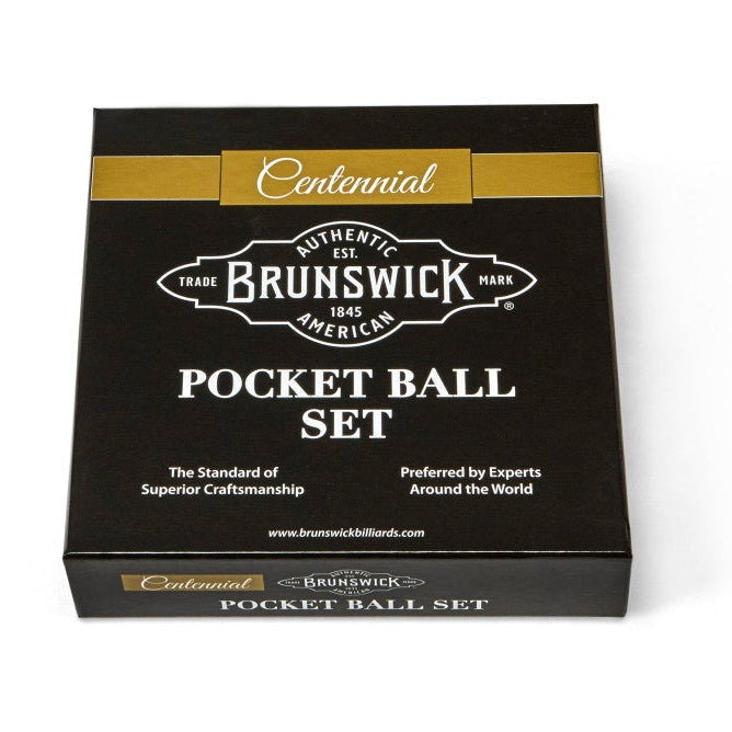 Brunswick Centennial® Premium Pocket Balls Full Set - BW-BALL-CENT